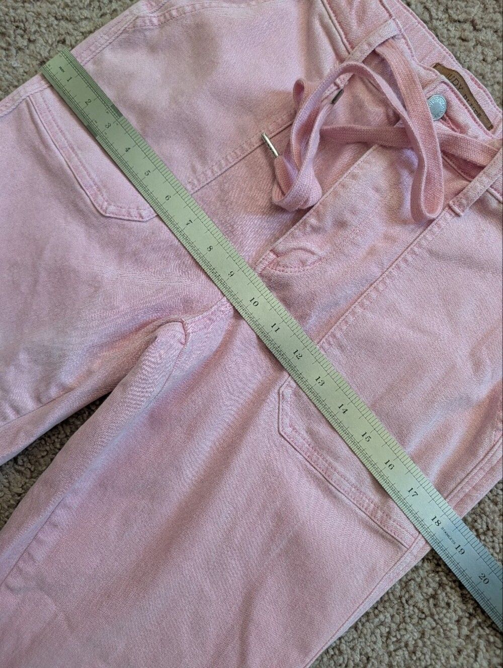 Judy Blue Womens Light Pink Regina High Rise Garment Dyed Denim Jogger Size 3/26 - Picture 13 of 16